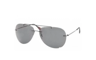 משקפי שמש פראדה ספורט יוניסקס SPS 50P שחור טייסים