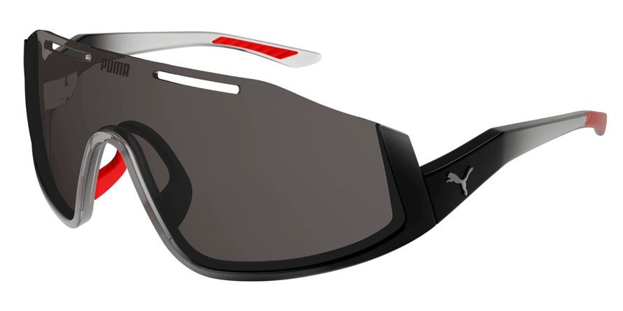 משקפי שמש פומה יוניסקס PU0358S אפור, מבריק, מט, שחור, שקוף מרובעות