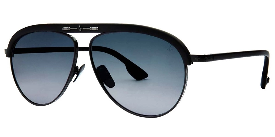 משקפי שמש פיליפ וי יוניסקס PV-N1.1S מט, שחור עגולות