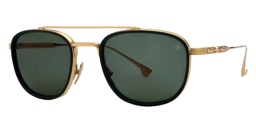 משקפי שמש פיליפ וי יוניסקס PV-N11.1S זהב, שחור עגולות