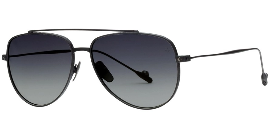 משקפי שמש פיליפ וי יוניסקס PV-N15.1S מט, שחור עגולות