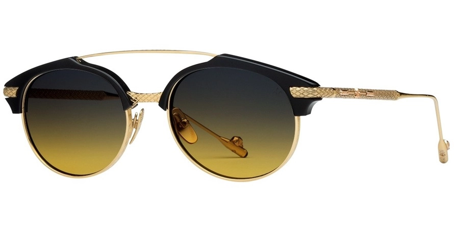 משקפי שמש פיליפ וי יוניסקס PV-N21 זהב, שחור עגולות
