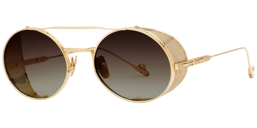 משקפי שמש פיליפ וי יוניסקס PV-N5.1 זהב עגולות