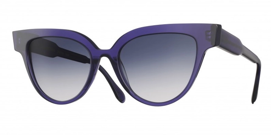 משקפי שמש מסדה יוניסקס Polyhedron S3198 כחול, מבריק, שקוף עגולות