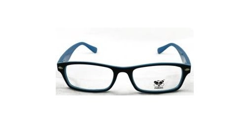 משקפי ילדים ראיה פנדס יוניסקס SH152 שחור, מבריק, תכלת מרובעות