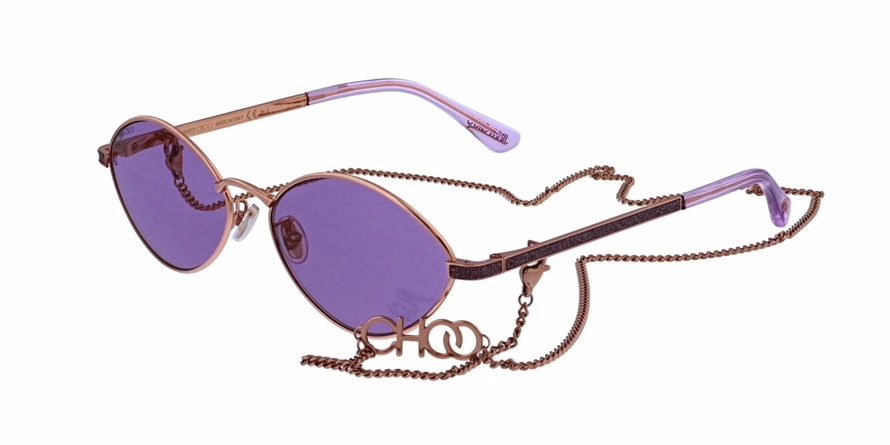 משקפי שמש ג'ימי צ'ו לנשים SONNY/S זהב אליפסה, חתולי