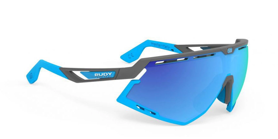 משקפי שמש רודי פרוג'קט יוניסקס DEFENDER SP 52 אפור, מט, תכלת אובאליות