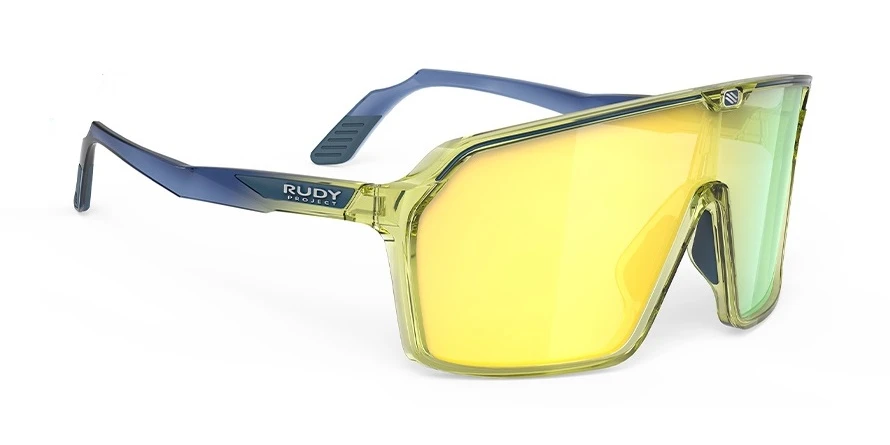 משקפי שמש רודי פרוג'קט יוניסקס SPINSHIELD SP 72 ירוק, כחול, מבריק, שקוף מרובעות