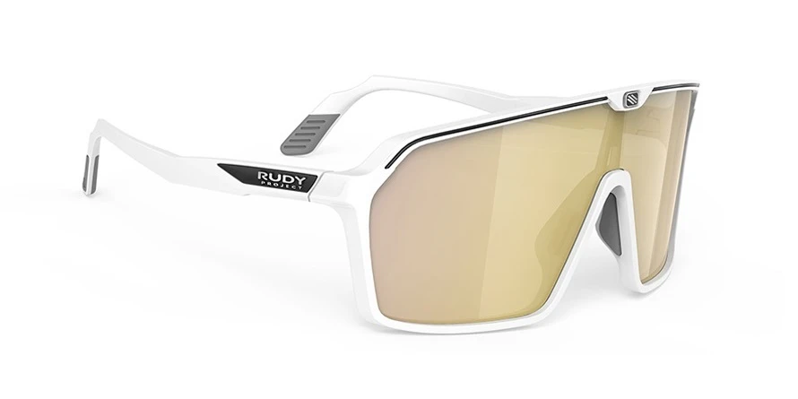 משקפי שמש רודי פרוג'קט יוניסקס SPINSHIELD SP 72 לבן, מט אובאליות