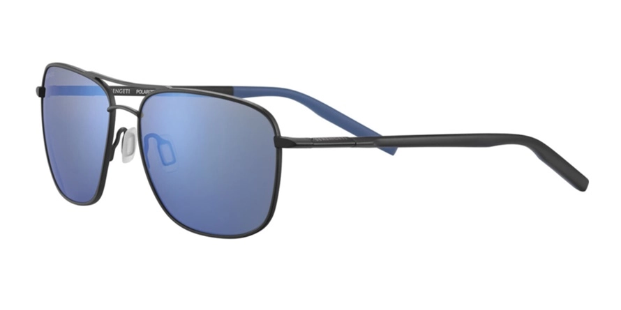 משקפי שמש סרנגטי יוניסקס SPELLO מט, שחור מרובעות