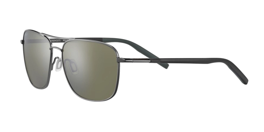 משקפי שמש סרנגטי יוניסקס SPELLO כסף, שחור מרובעות