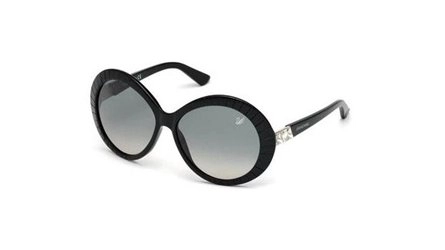 משקפי שמש סברובסקי לנשים DOLCE SW71 שחור עגולות