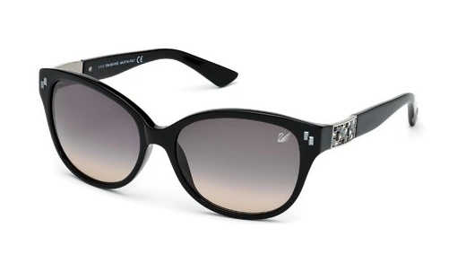 משקפי שמש סברובסקי לנשים charming sw 36 שחור חתולי
