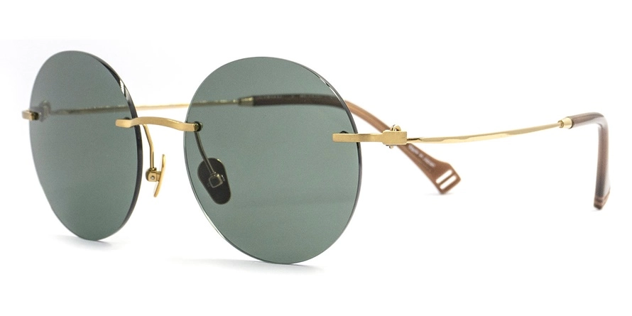 משקפי שמש טידו יוניסקס TLS02 זהב, חום, מט עגולות