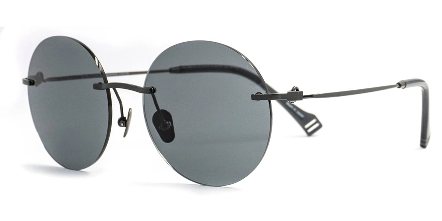 משקפי שמש טידו יוניסקס TLS02 כסף, מט, שחור עגולות