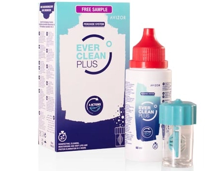 עדשות מגע תמיסות ואביזרים לעדשות מגע אבר קלין ever clean plus Travel Kit תמיסת אבר-קלין פלוס - ערכת נסיעות  ever clean plus Travel Kit