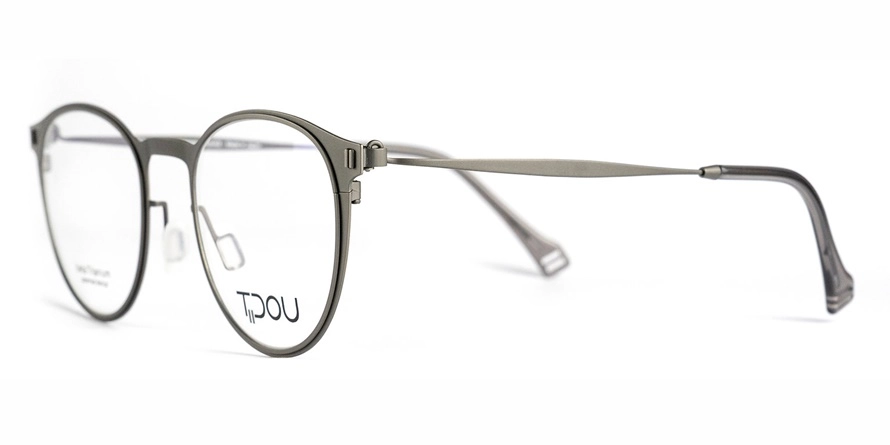 משקפי ראיה טידו יוניסקס TT22 אפור, ירוק, מט עגולות