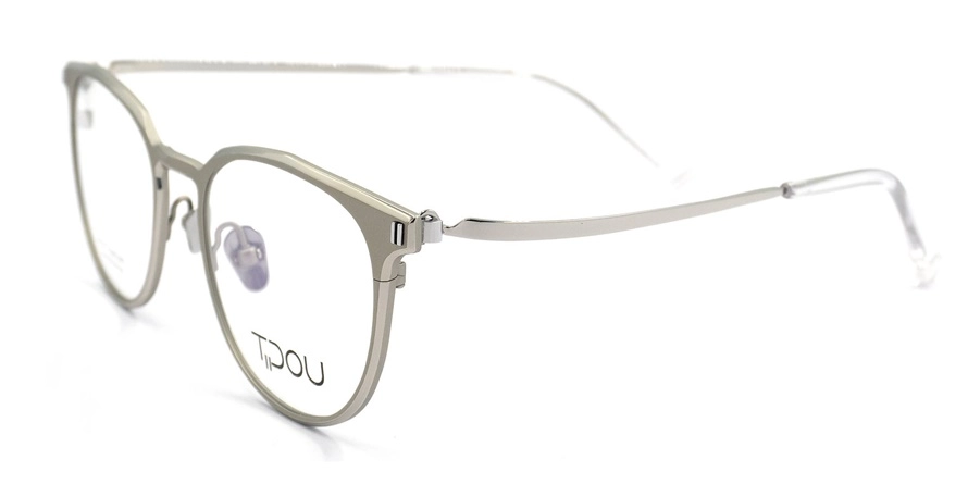 משקפי ראיה טידו יוניסקס TT34 כסף, מט עגולות