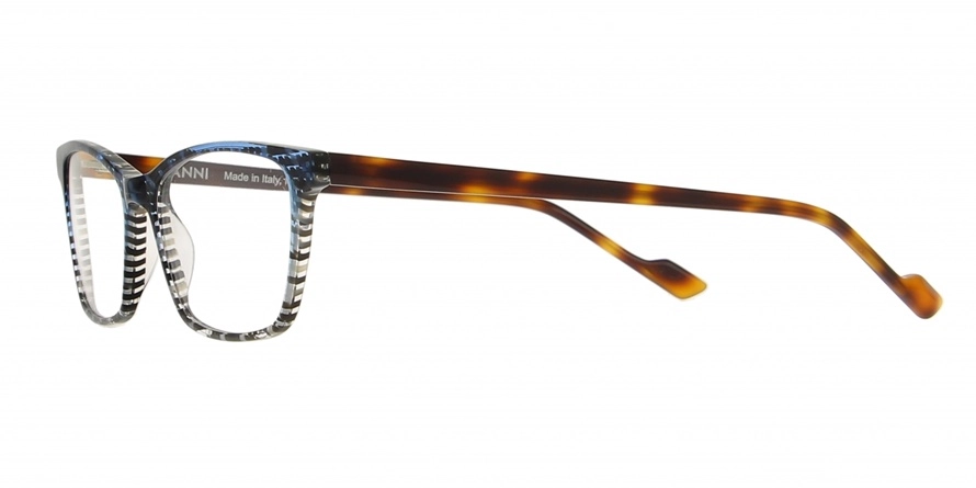 משקפי ראיה ואני יוניסקס V1305 חום, כחול, מנומר מלבניות, מרובעות