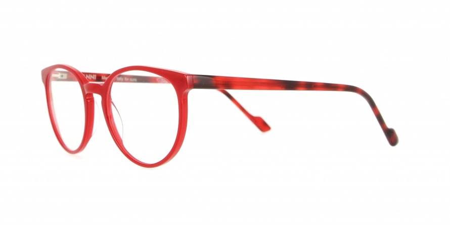 משקפי ראיה ואני יוניסקס V1343 אדום, מנומר עגולות