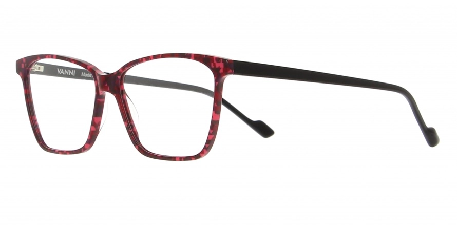 משקפי ראיה ואני יוניסקס V1371 אדום, שחור מרובעות