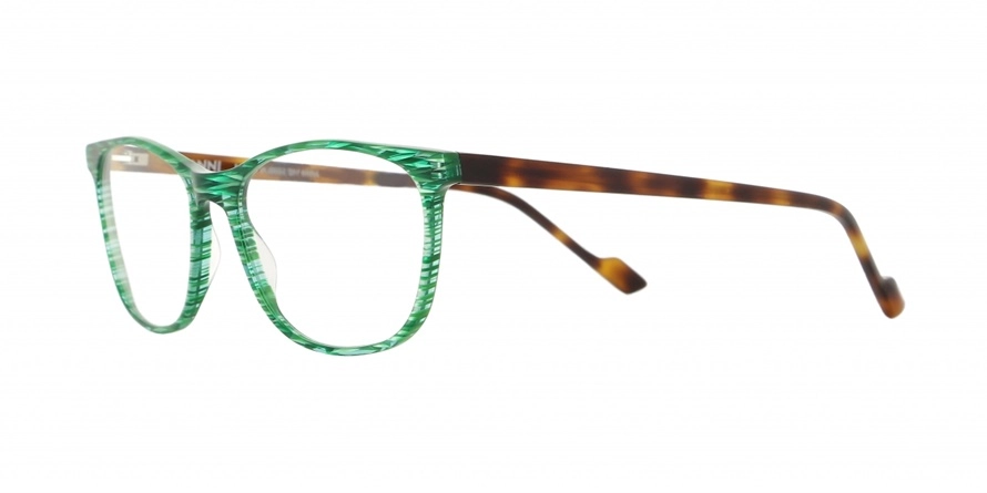 משקפי ראיה ואני יוניסקס V1374 חום, ירוק, מנומר עגולות