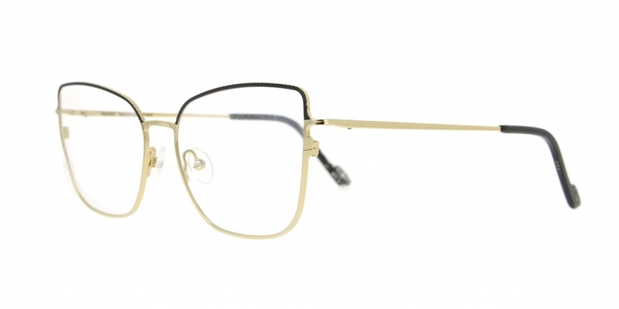 משקפי ראיה ואני יוניסקס V4193 זהב, שחור חתולי, מרובעות