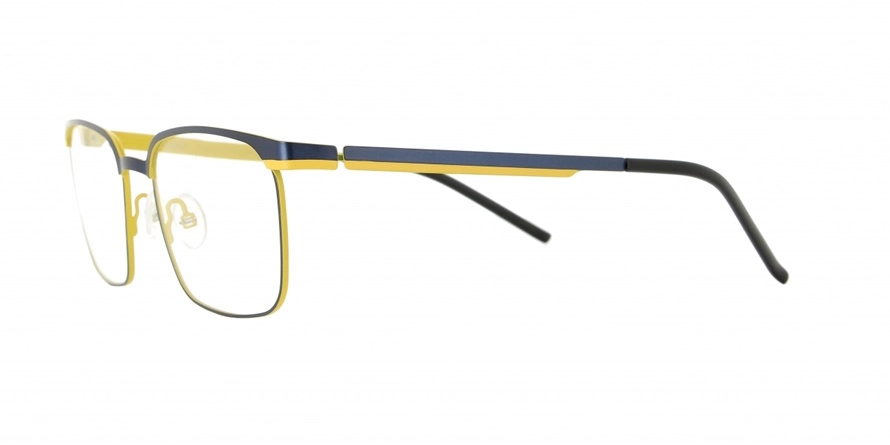 משקפי ראיה ואני יוניסקס V6305 כהה, כחול, מט, צהוב מרובעות