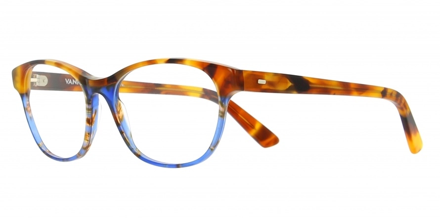 משקפי ראיה ואני יוניסקס V6815 חום, כחול, מנומר עגולות