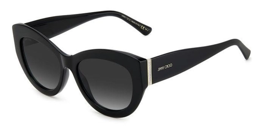משקפי שמש ג'ימי צ'ו לנשים XENA/S שחור עגולות